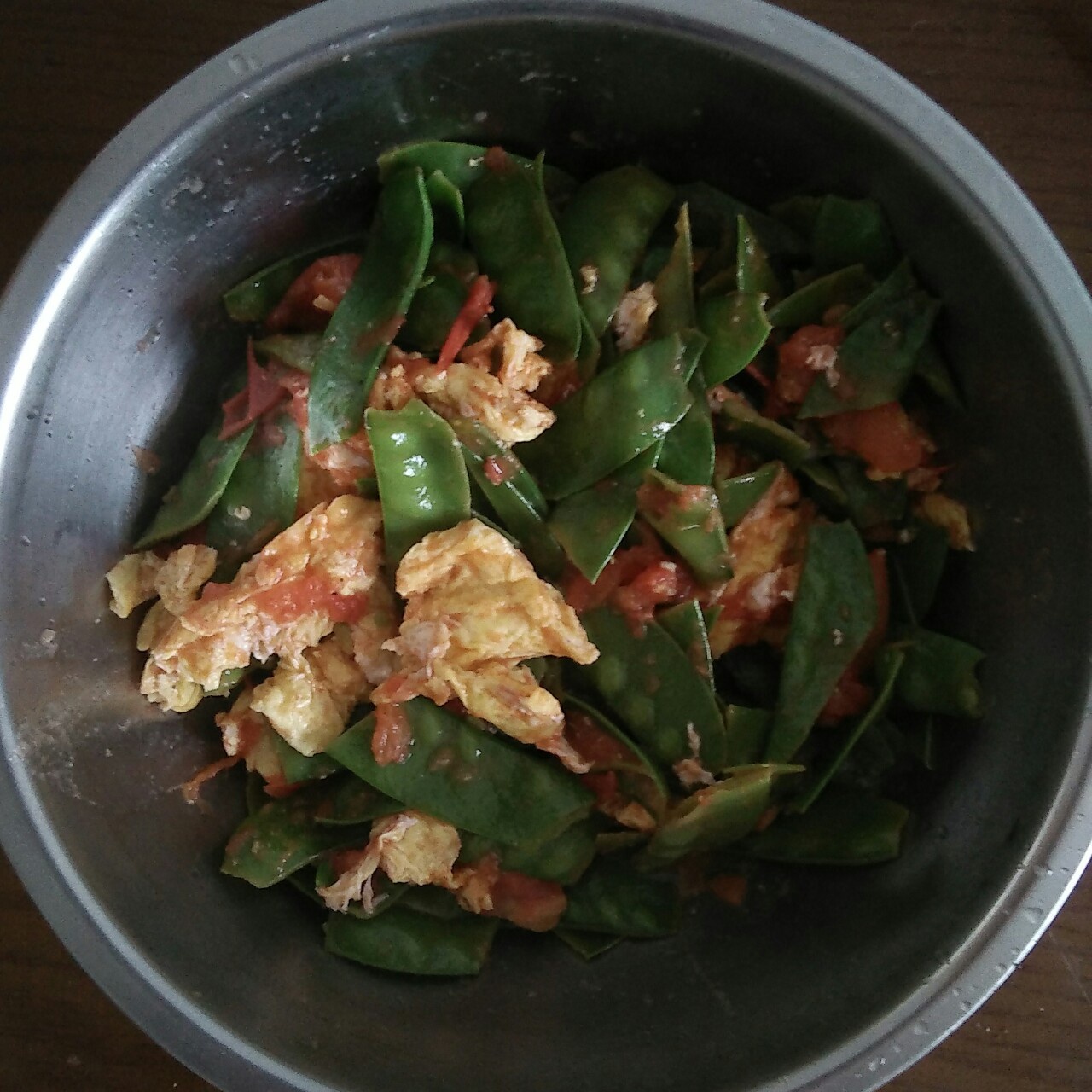 荷兰豆炒香肠