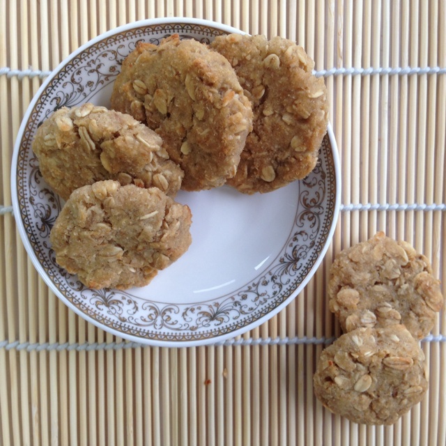 蜂蜜红糖燕麦饼干（无油）