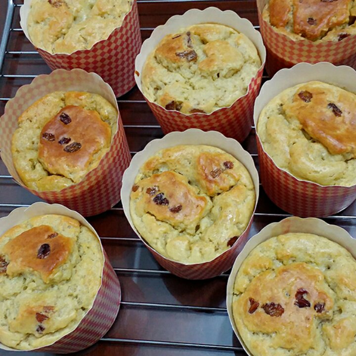葡萄干（蔓越莓干）香蕉马芬