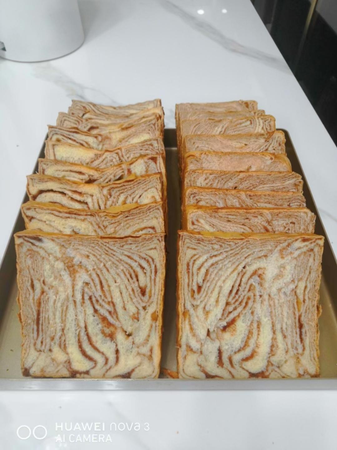 豆沙大理石吐司