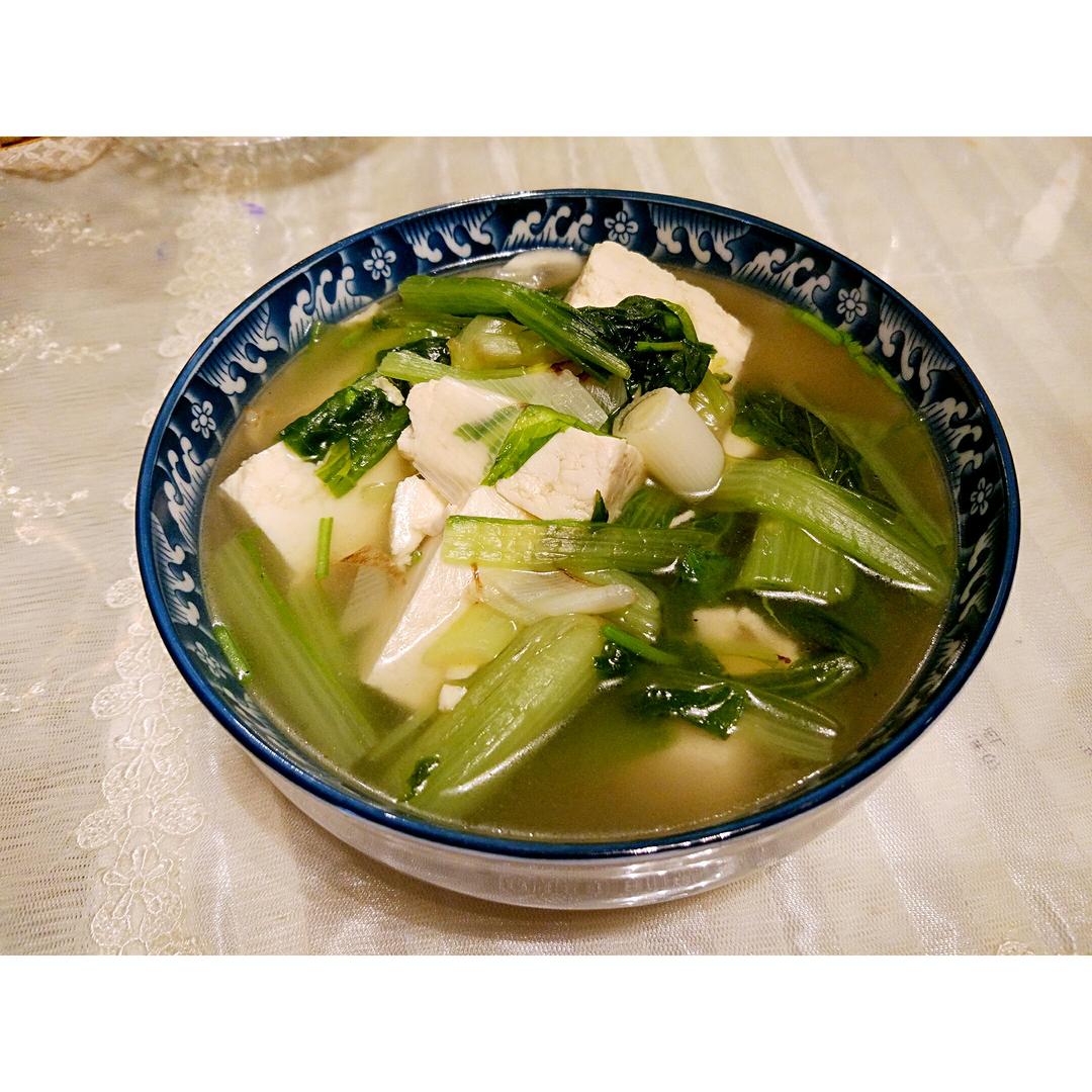 小白菜豆腐