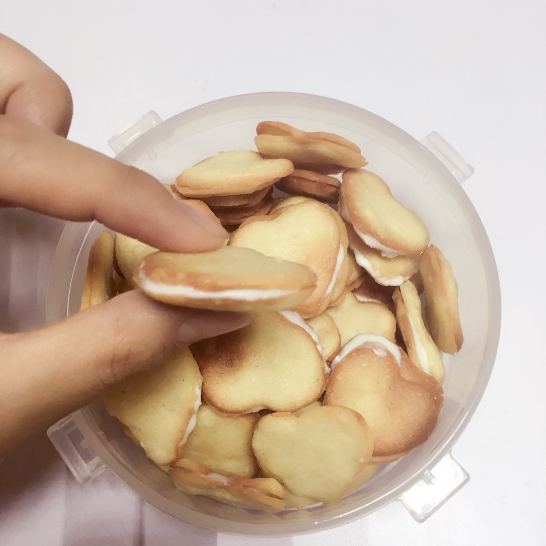 白色恋人风夹心薄饼