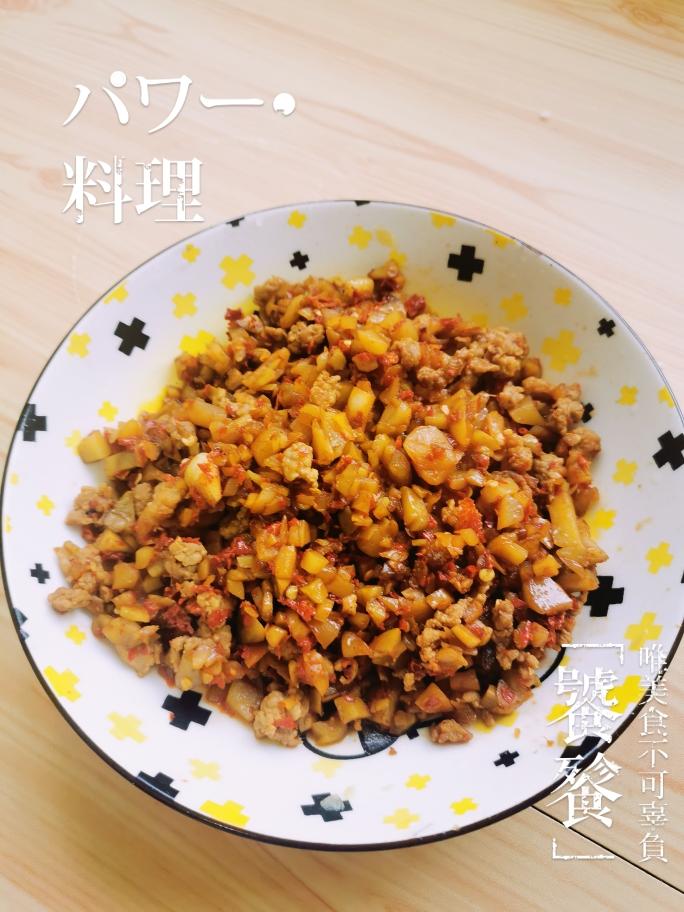 超下饭的榨菜炒肉沫的做法