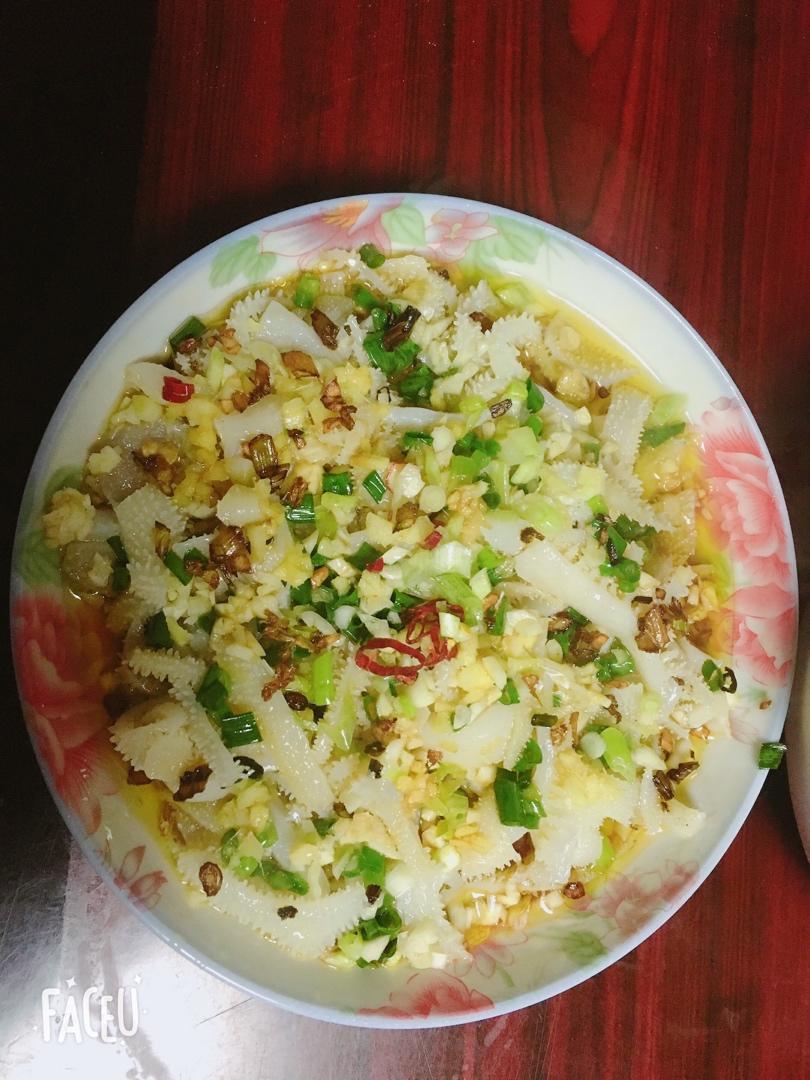 葱油牛百叶