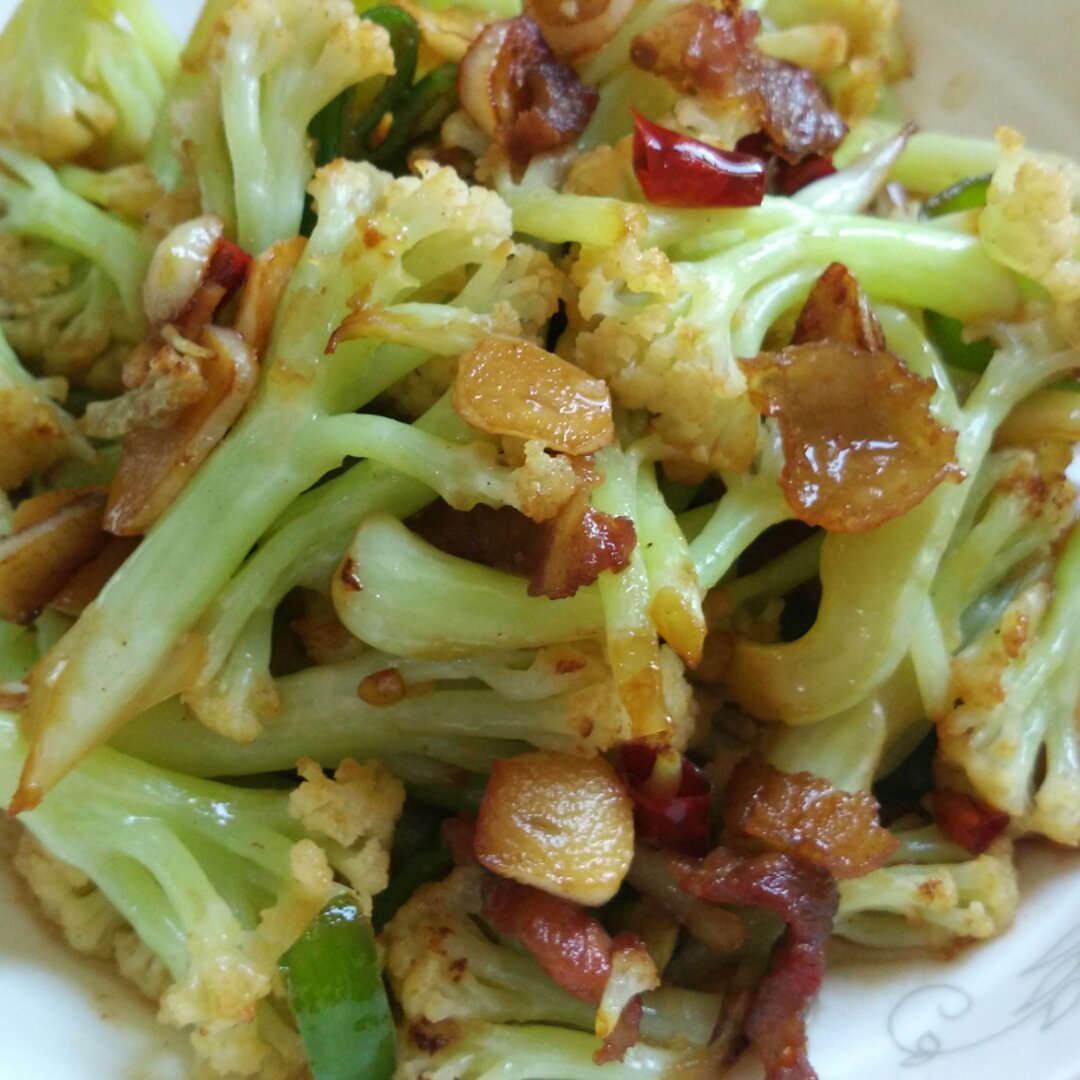 老丁的私房菜-干锅花菜