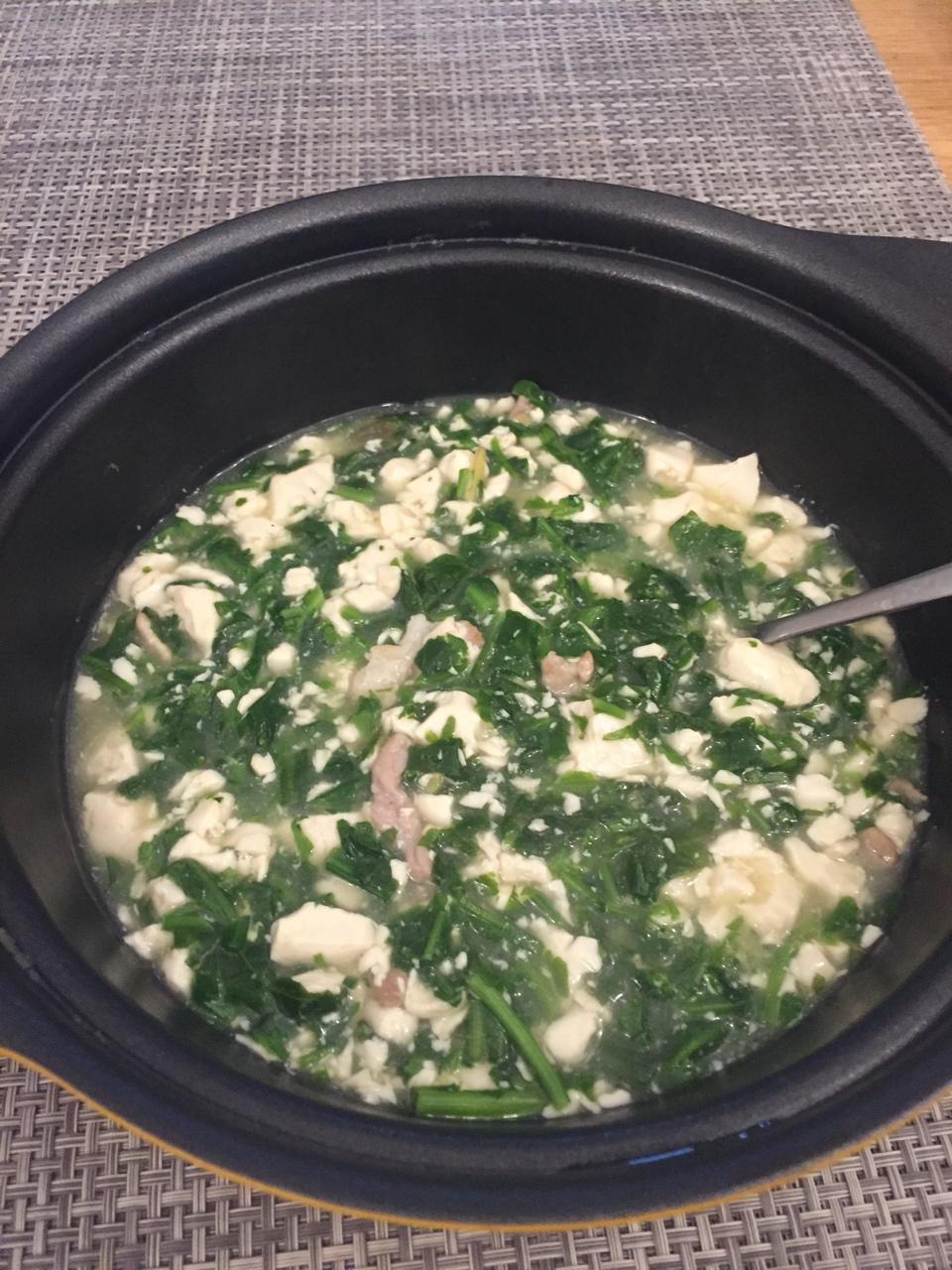 荠菜豆腐羹
