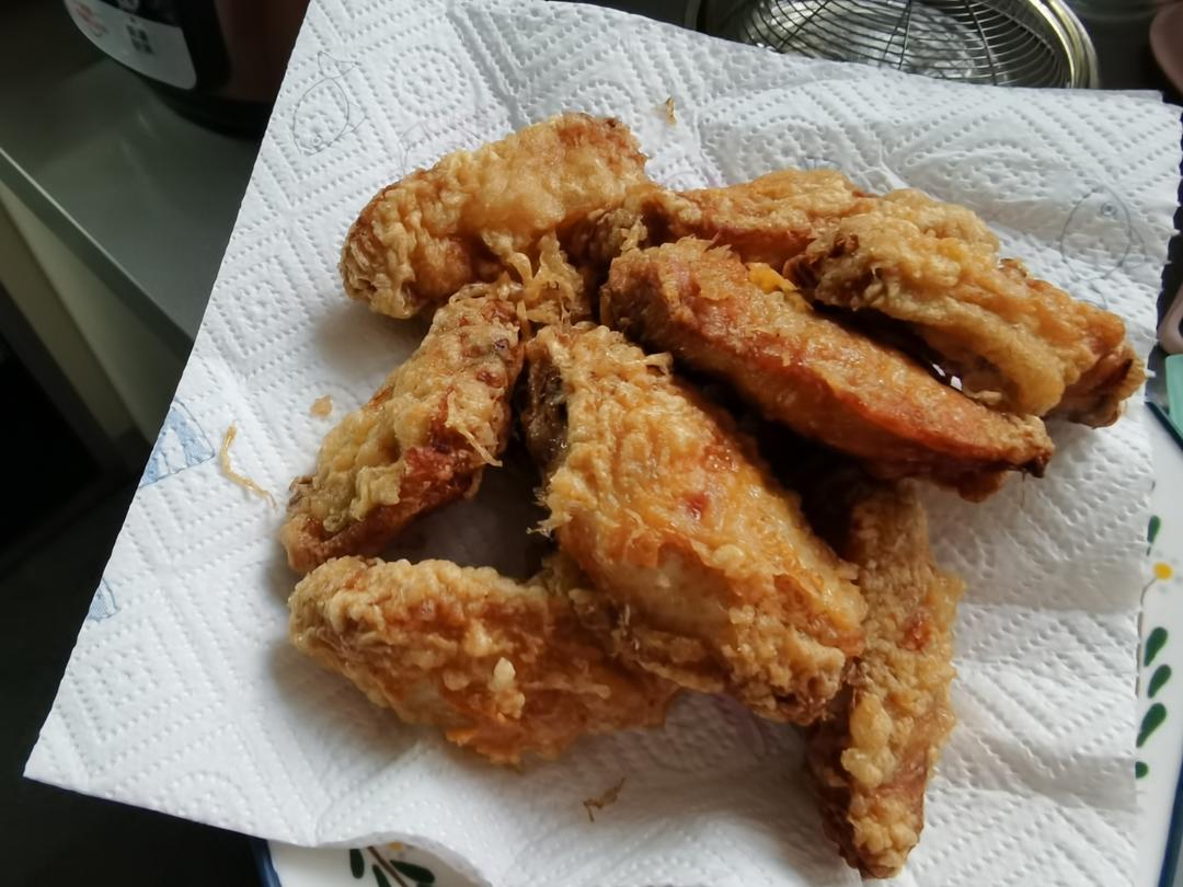 好吃到舔手指的酥皮炸鸡翅