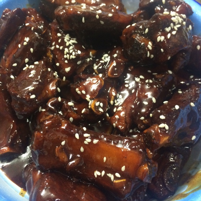 不用一滴酱油的糖醋排骨