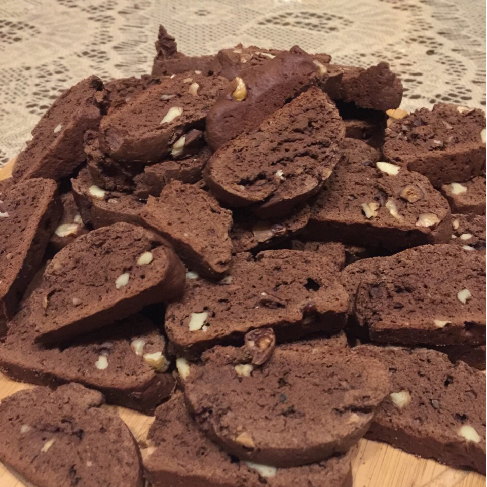 巧克力坚果意式脆饼