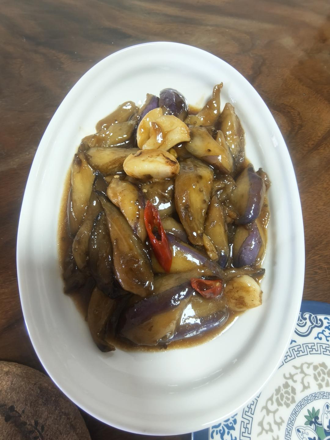 家常红烧茄子🍆，只要少量的油且下饭