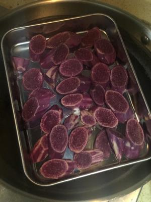 紫薯菊花酥#零难度手工开酥#的做法 步骤2