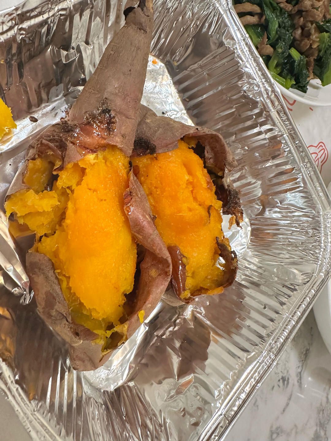 空气炸锅烤红薯(超简单)