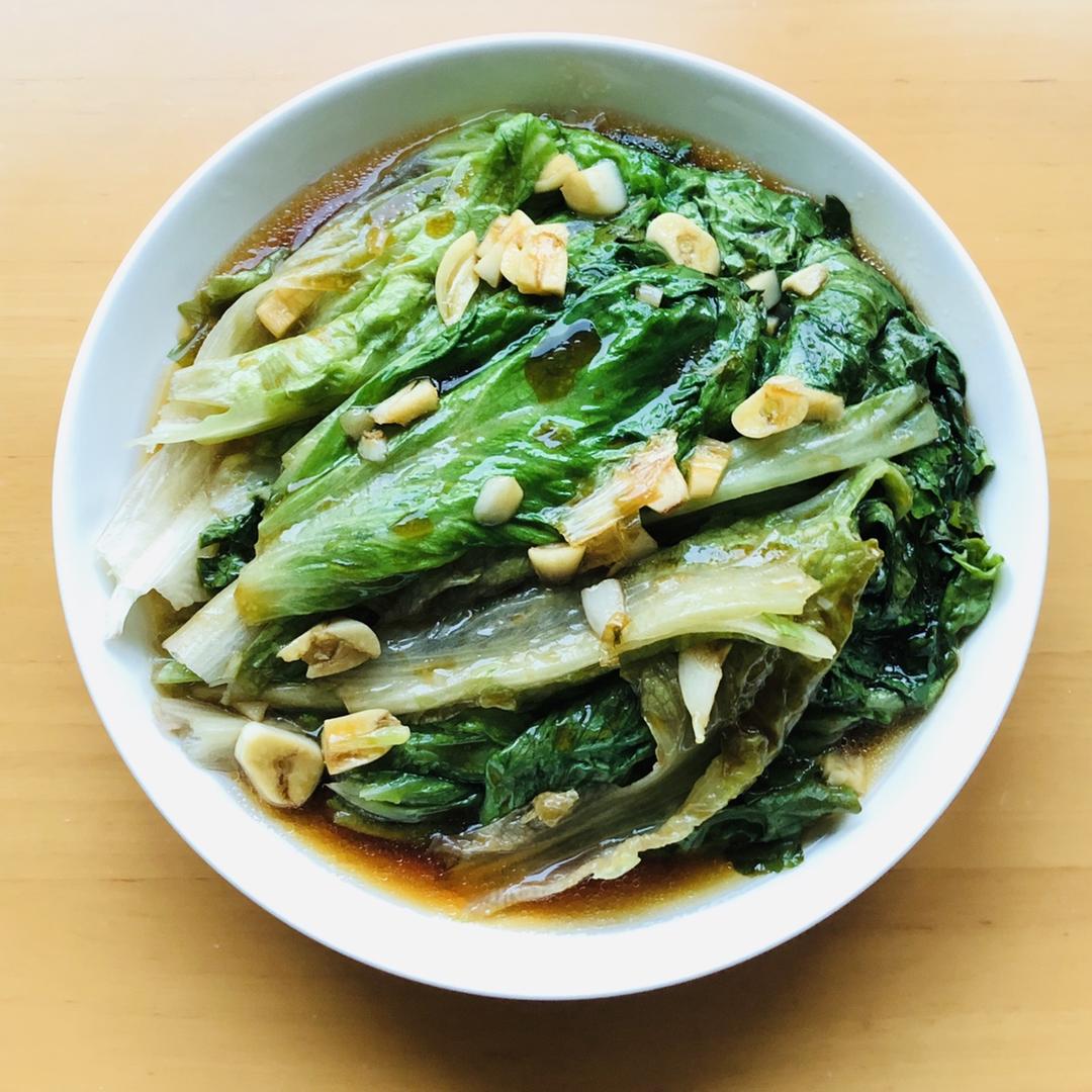 白灼西生菜
