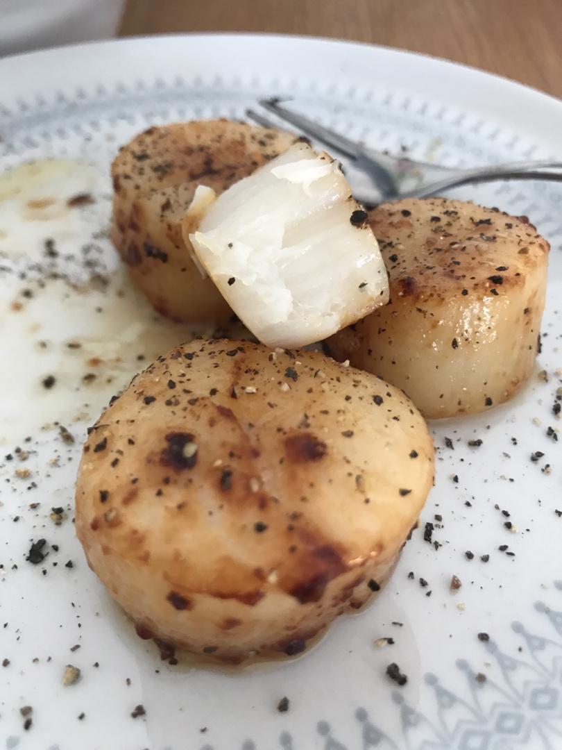 芦笋煎带子（平底锅快手版）