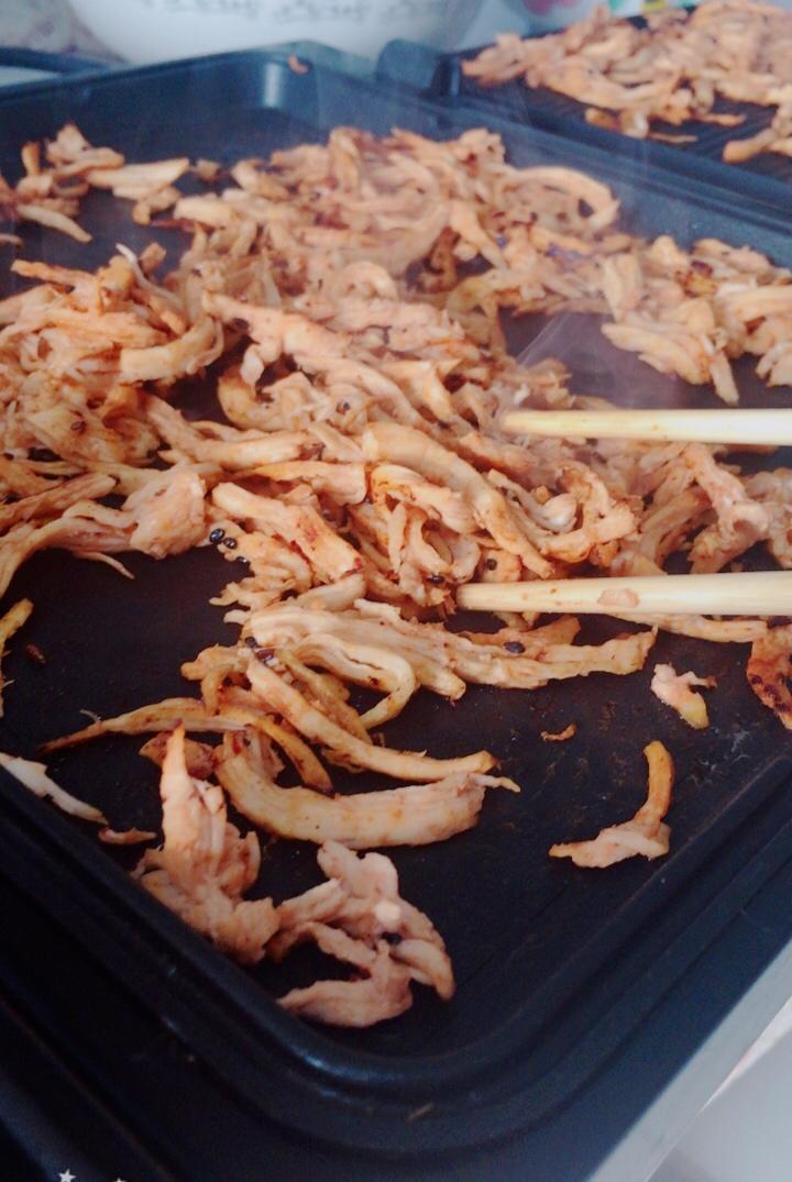 快手健身零食鸡肉丝