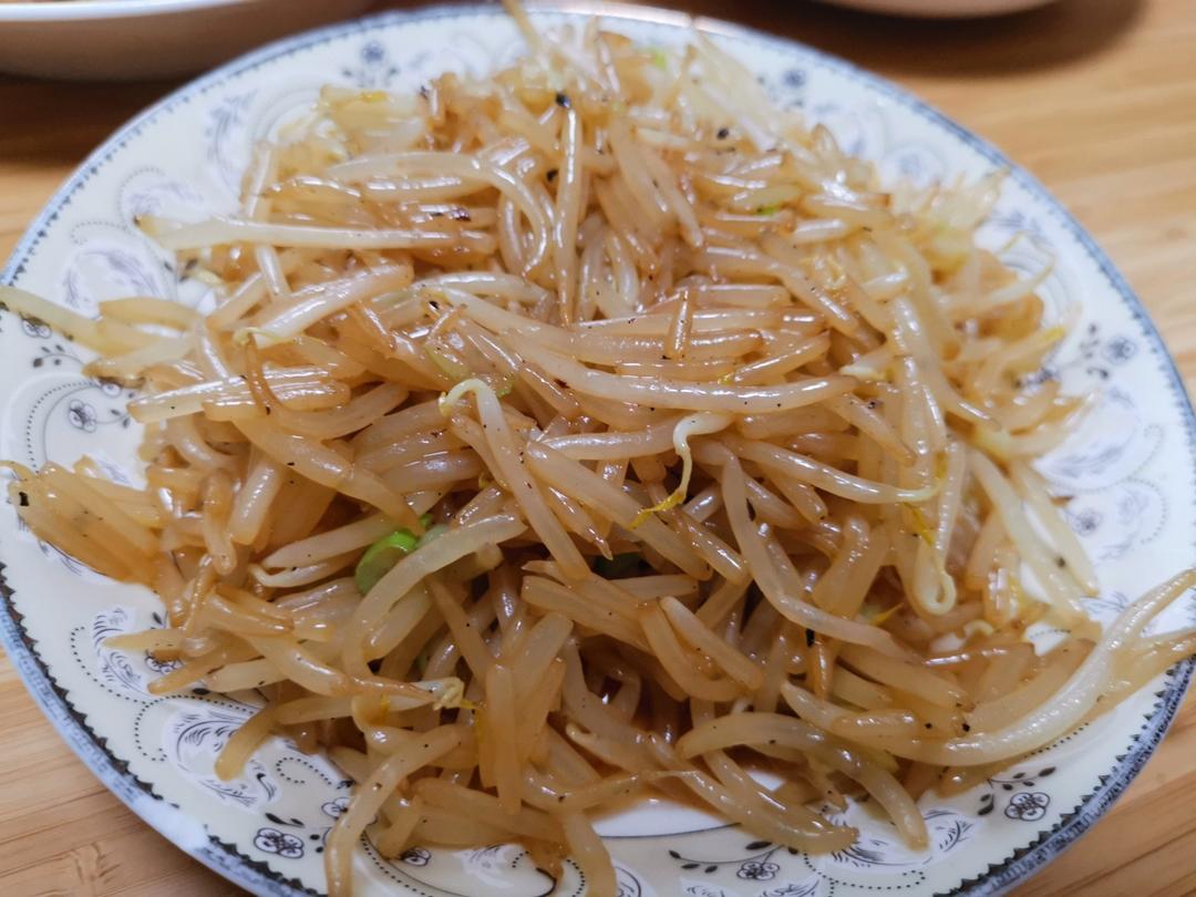 清炒豆芽
