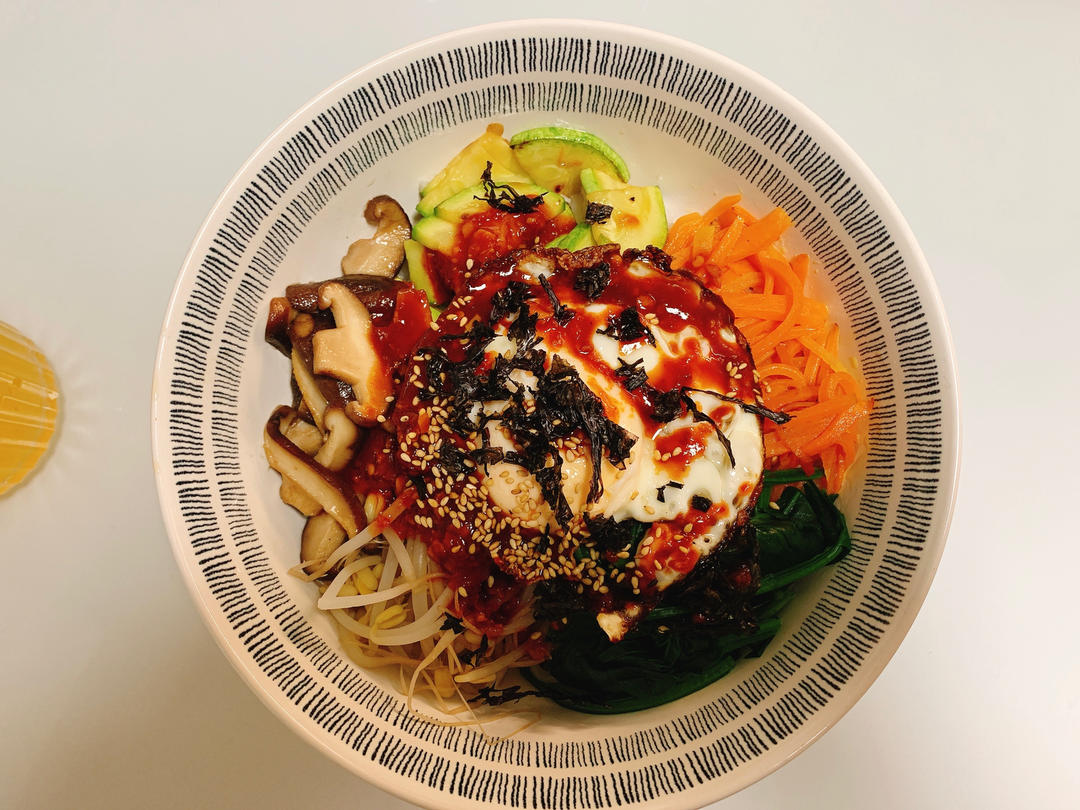 家庭版 简易 石锅/铁锅 韩式拌饭