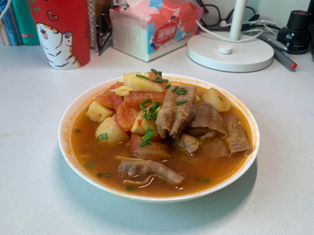 番茄肥牛汤