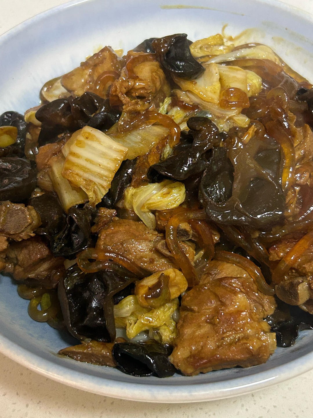 白菜排骨炖粉条