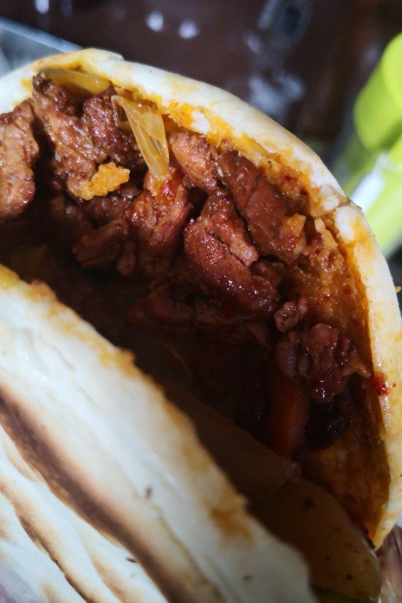 作品 正韬做的午餐2018年12月5日 中午加班,来点兰州小吃: 孜然烤羊肉