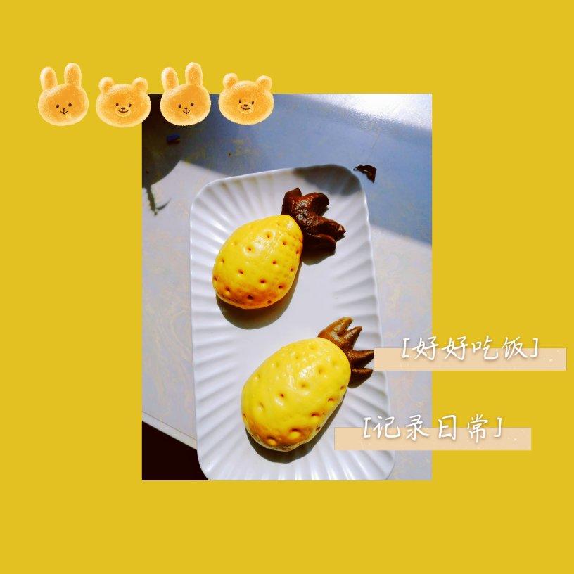 花样馒头——肉松菠萝包