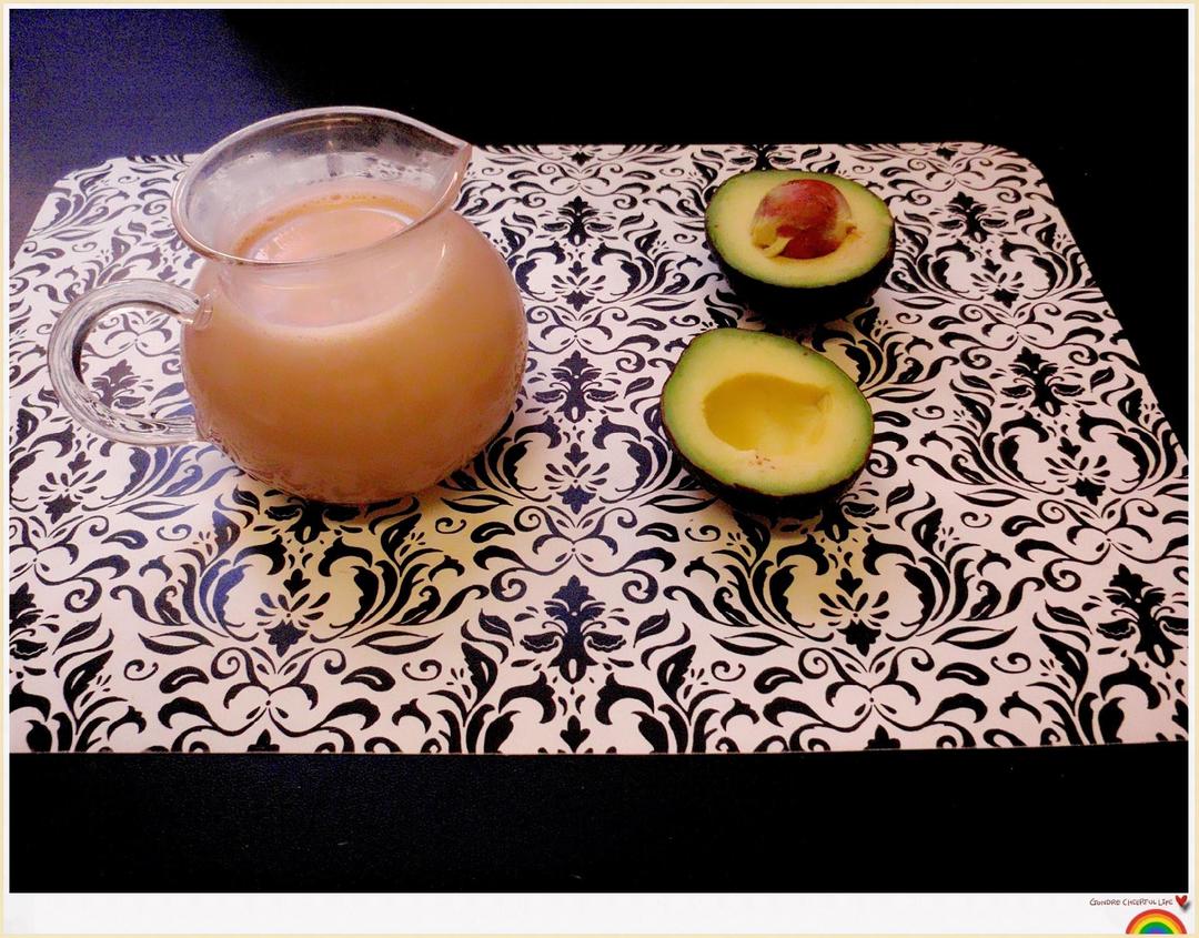 早餐--奶茶+牛油果的做法