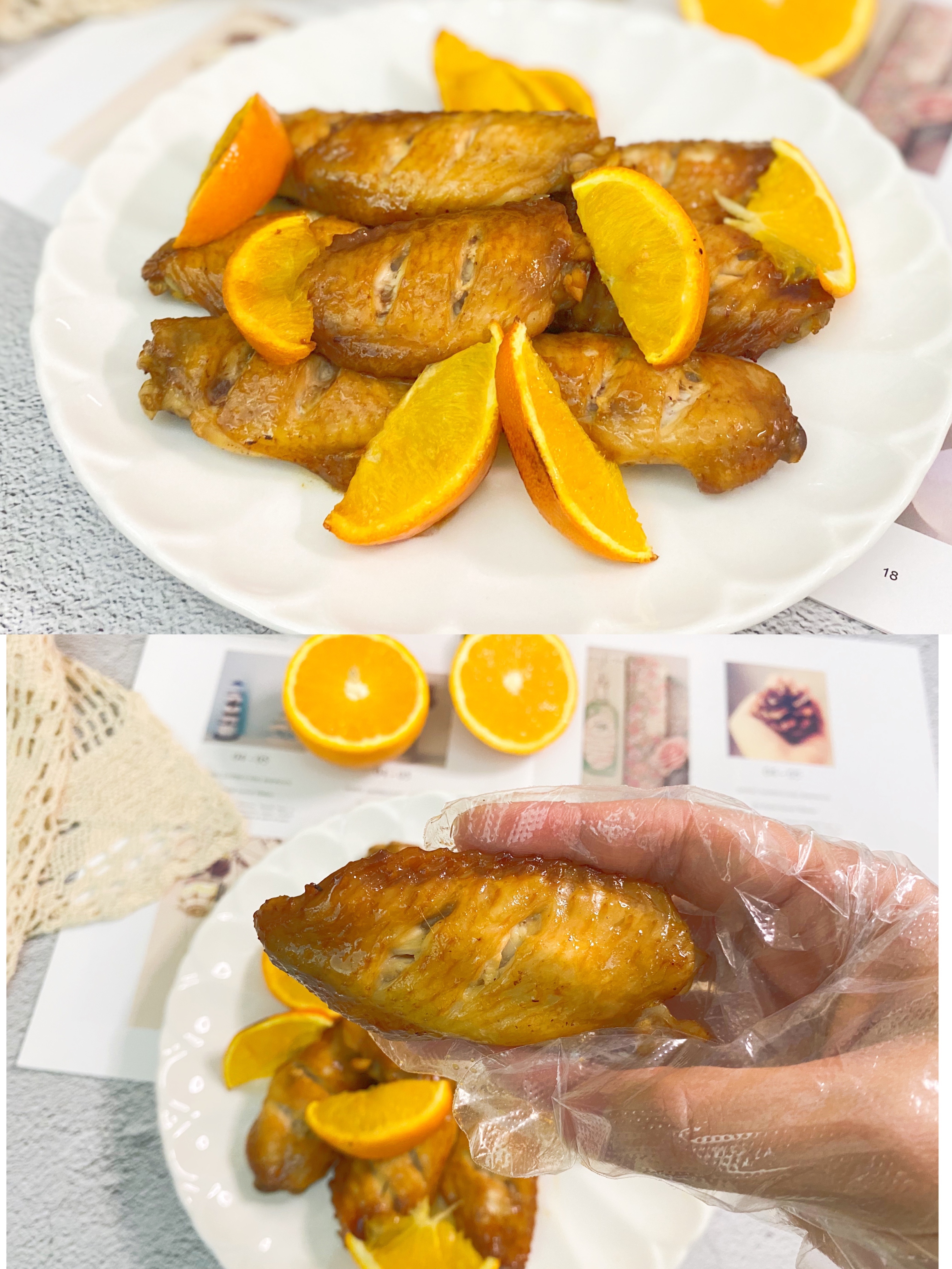 超好吃的橙子🍊烤鸡翅，🔥上桌必秒光的做法