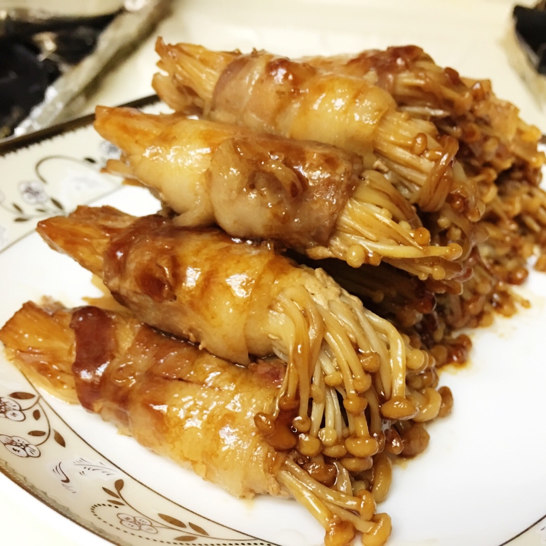 金针菇培根卷