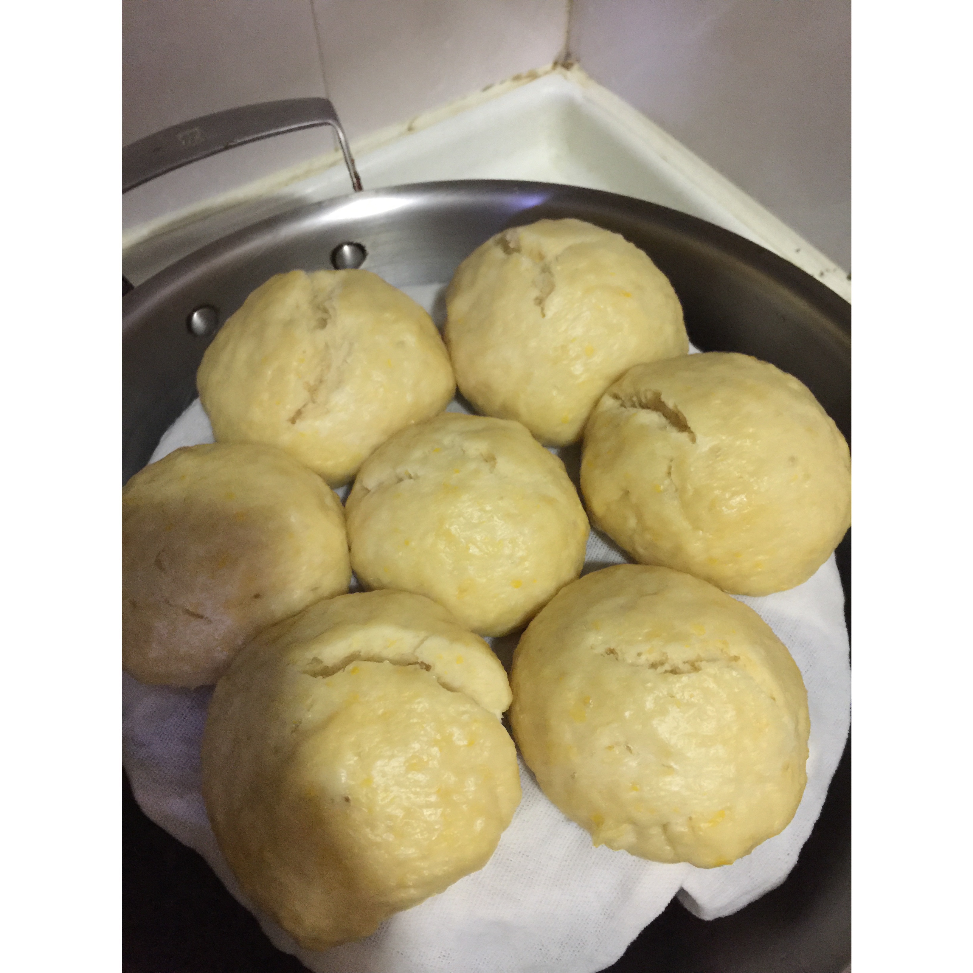 李jasmine做的玉米渣馒头