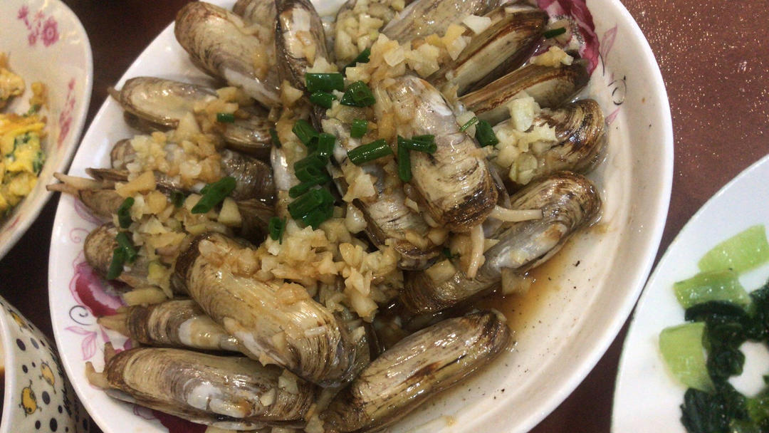 葱油蛏子