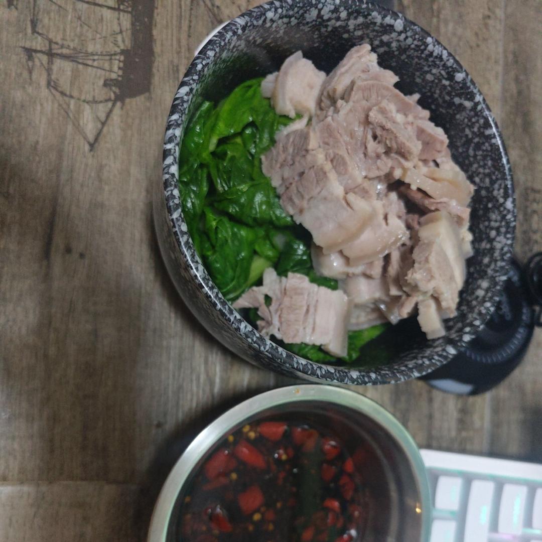 三伏天的美食～蒜泥白肉