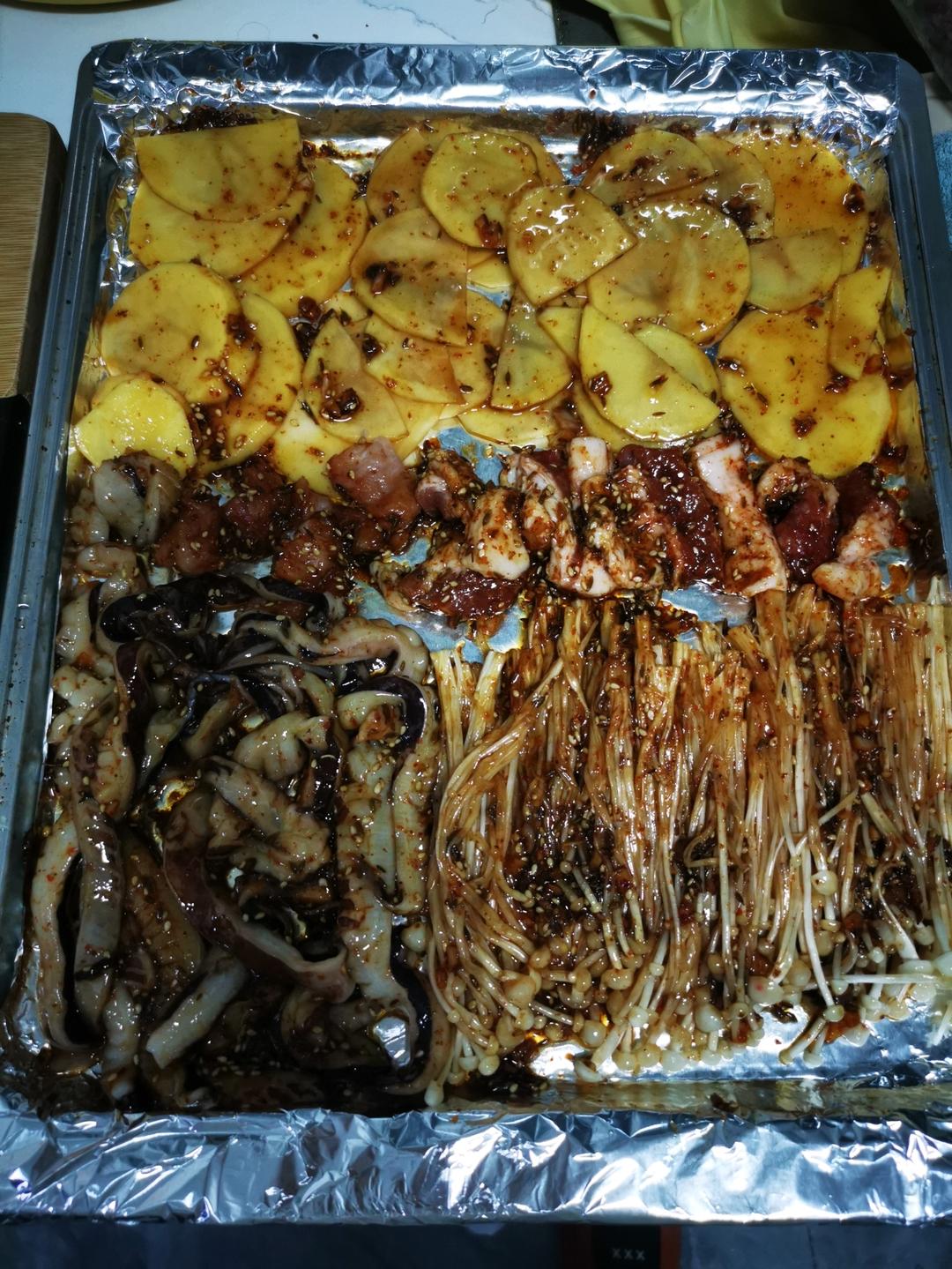 秒杀小吃摊❗在家自制敲好吃的烤箱版烧烤❗❗