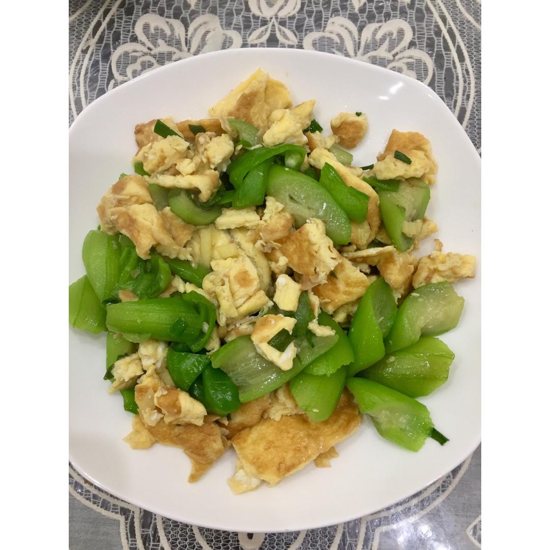 丝瓜炒蛋