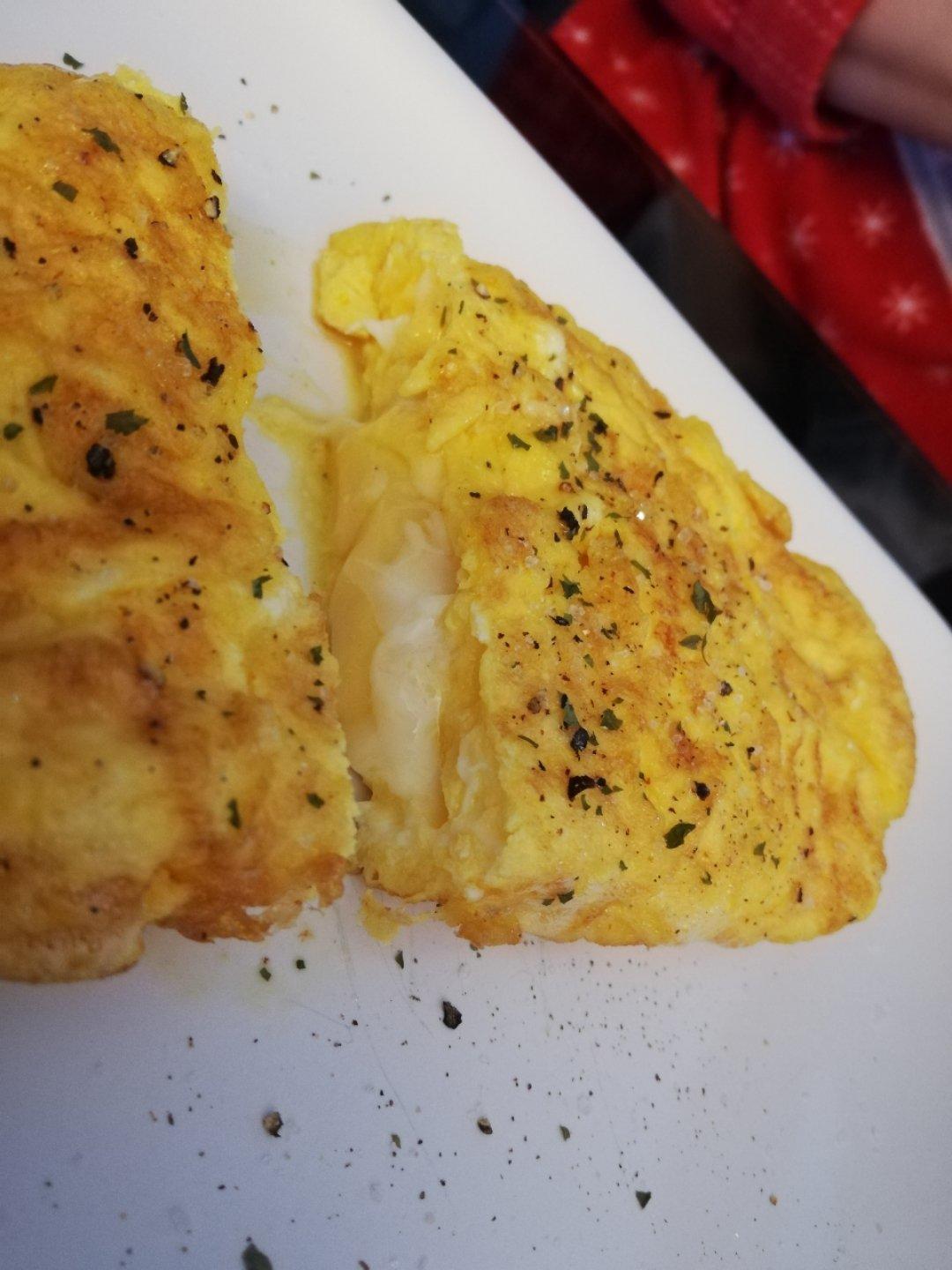 【生酮KETO】奶酪煎蛋饼（蛋断）