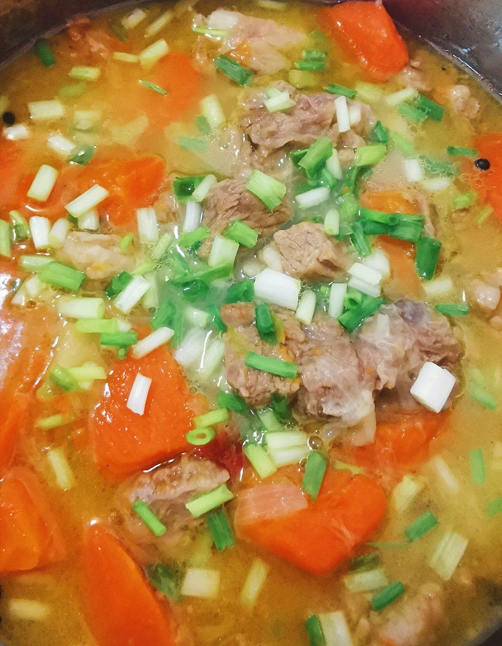 胡萝卜炖羊肉（热菜）
