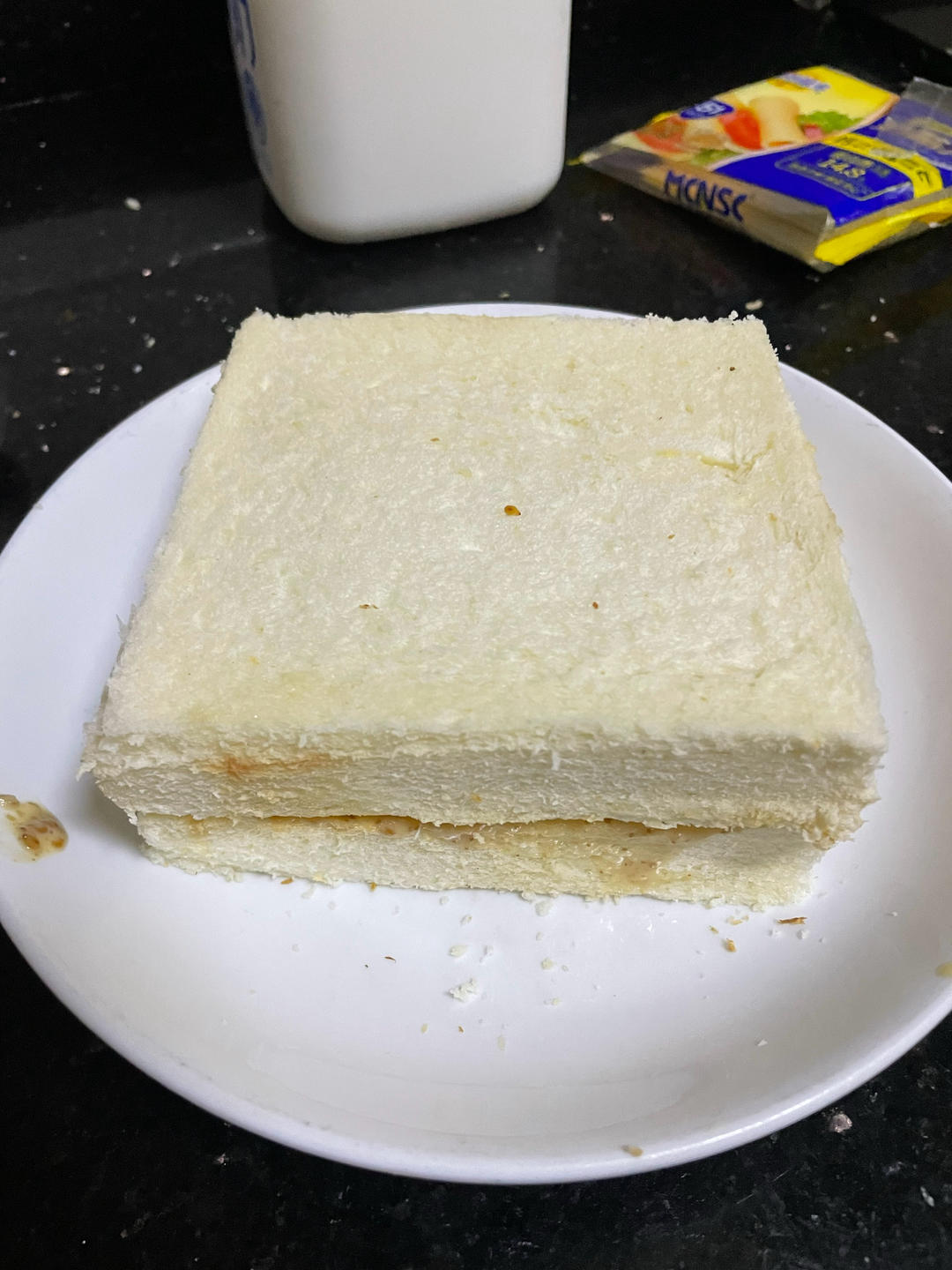 纯奶手撕吐司的做法 步骤1