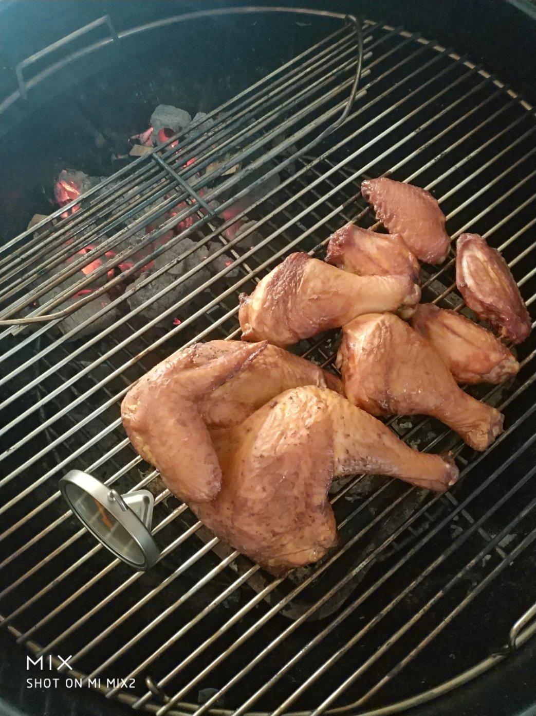 奥尔良烤鸡翅、烤鸡腿——快手版