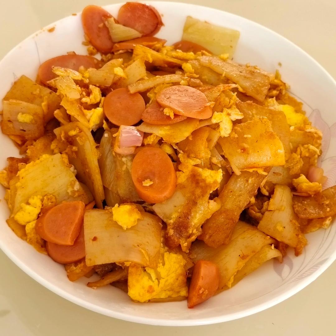 炒烤冷面