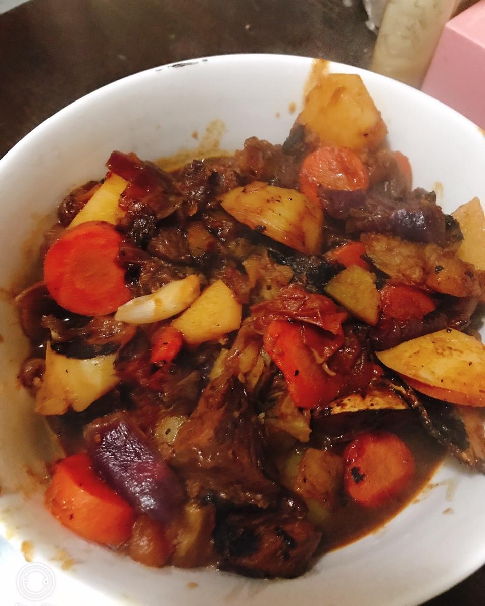 土豆炖牛肉