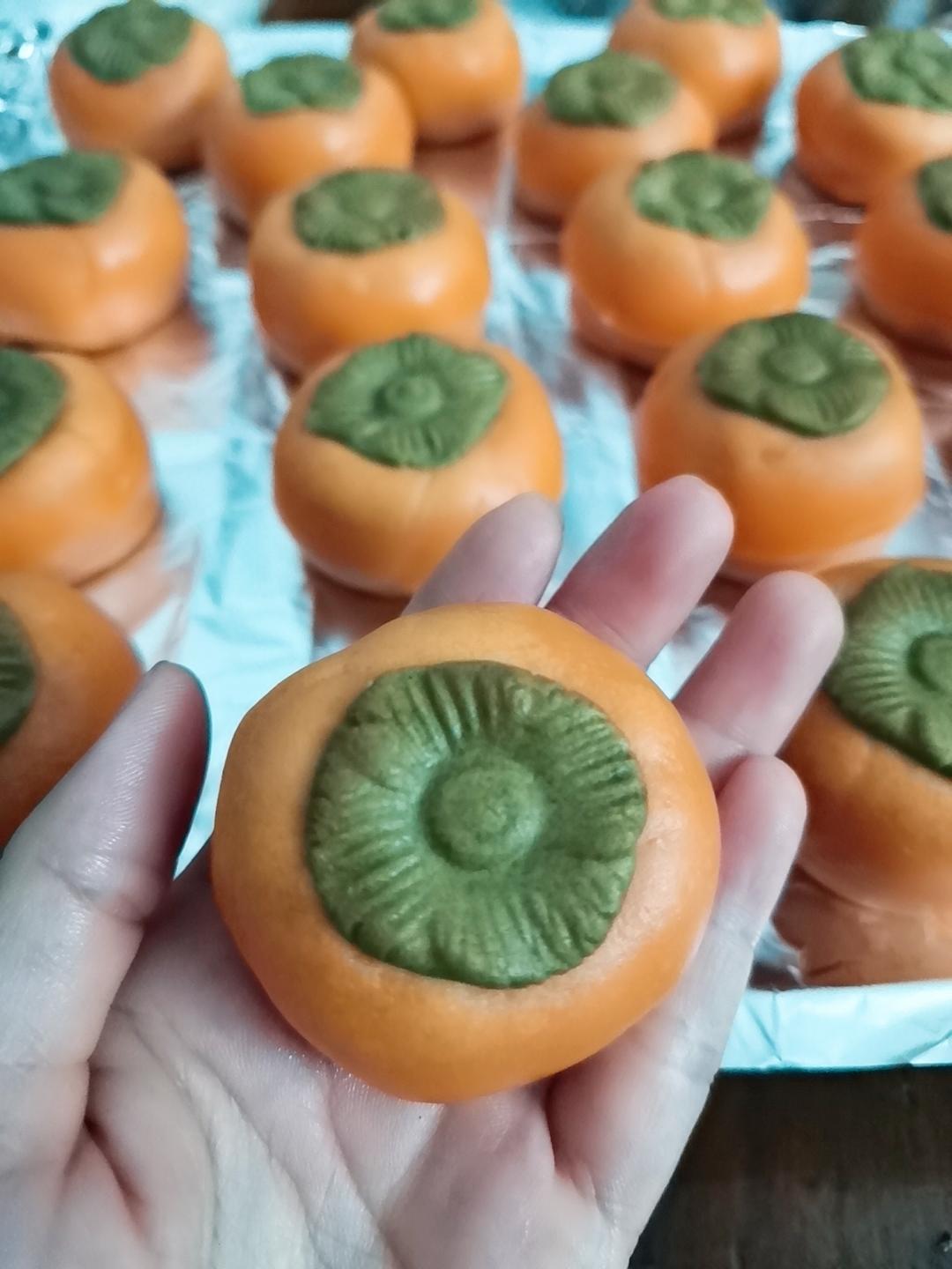 全网独家（原创）柿柿如意—广式金沙奶黄月饼（内附视频做法）