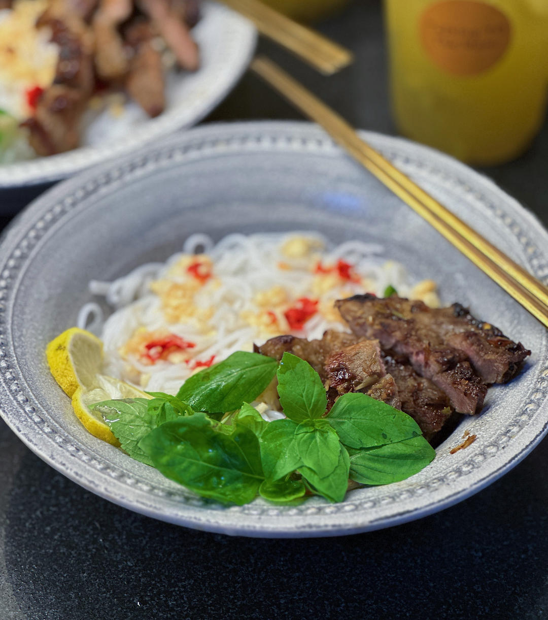 越南捞檬粉(付猪颈肉做法)