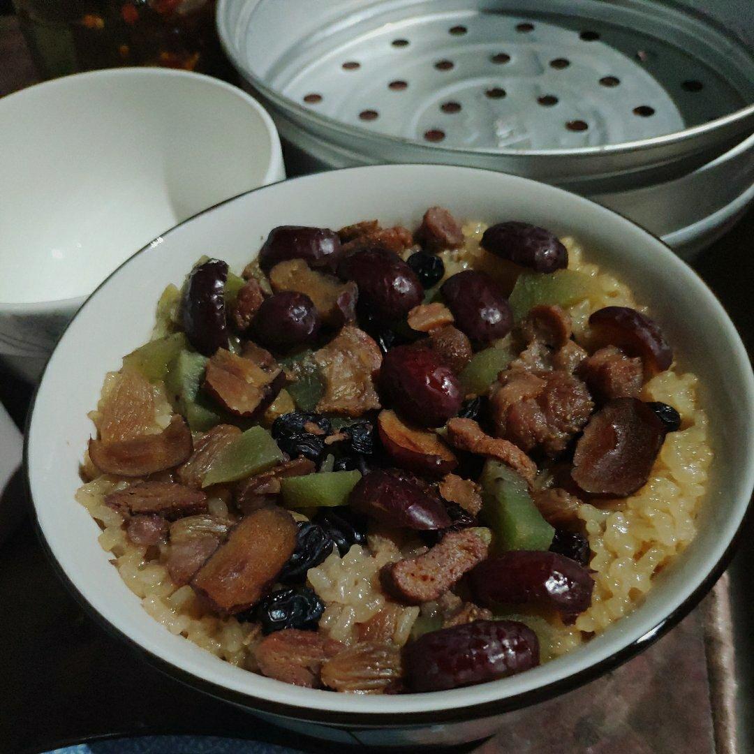 红糖糯米八宝饭