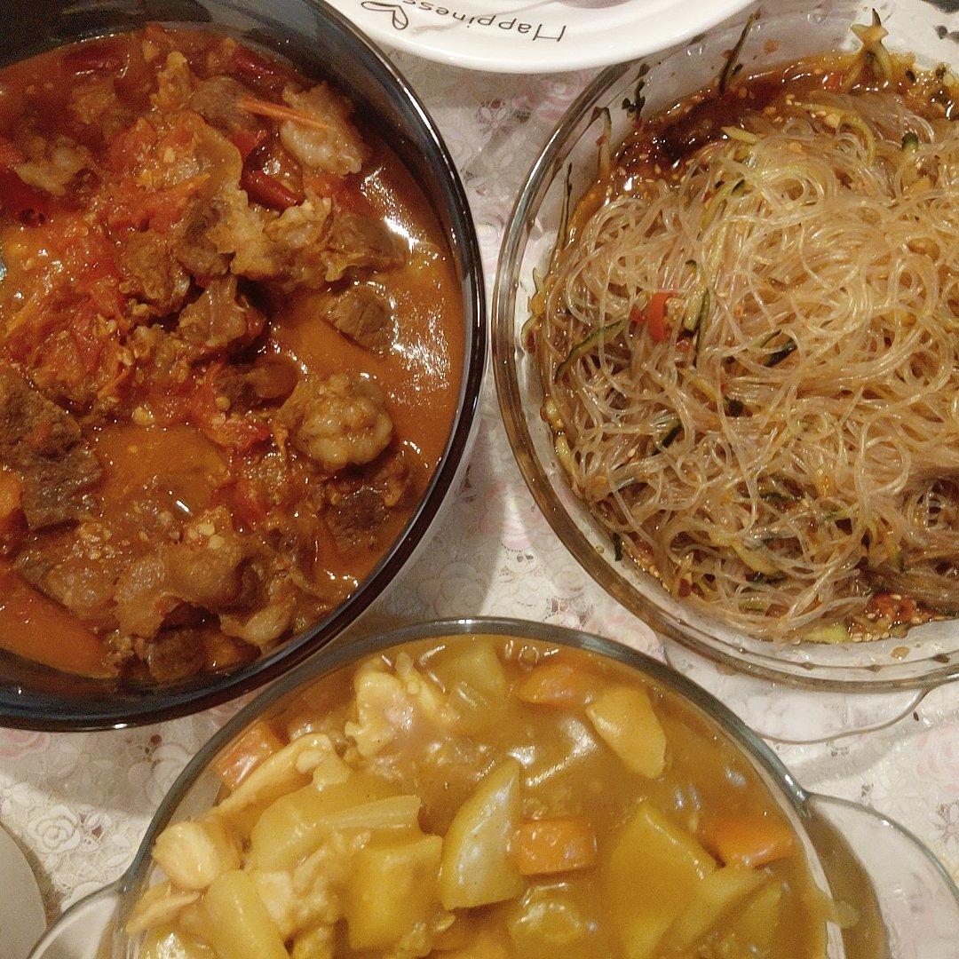 番茄炖牛肉