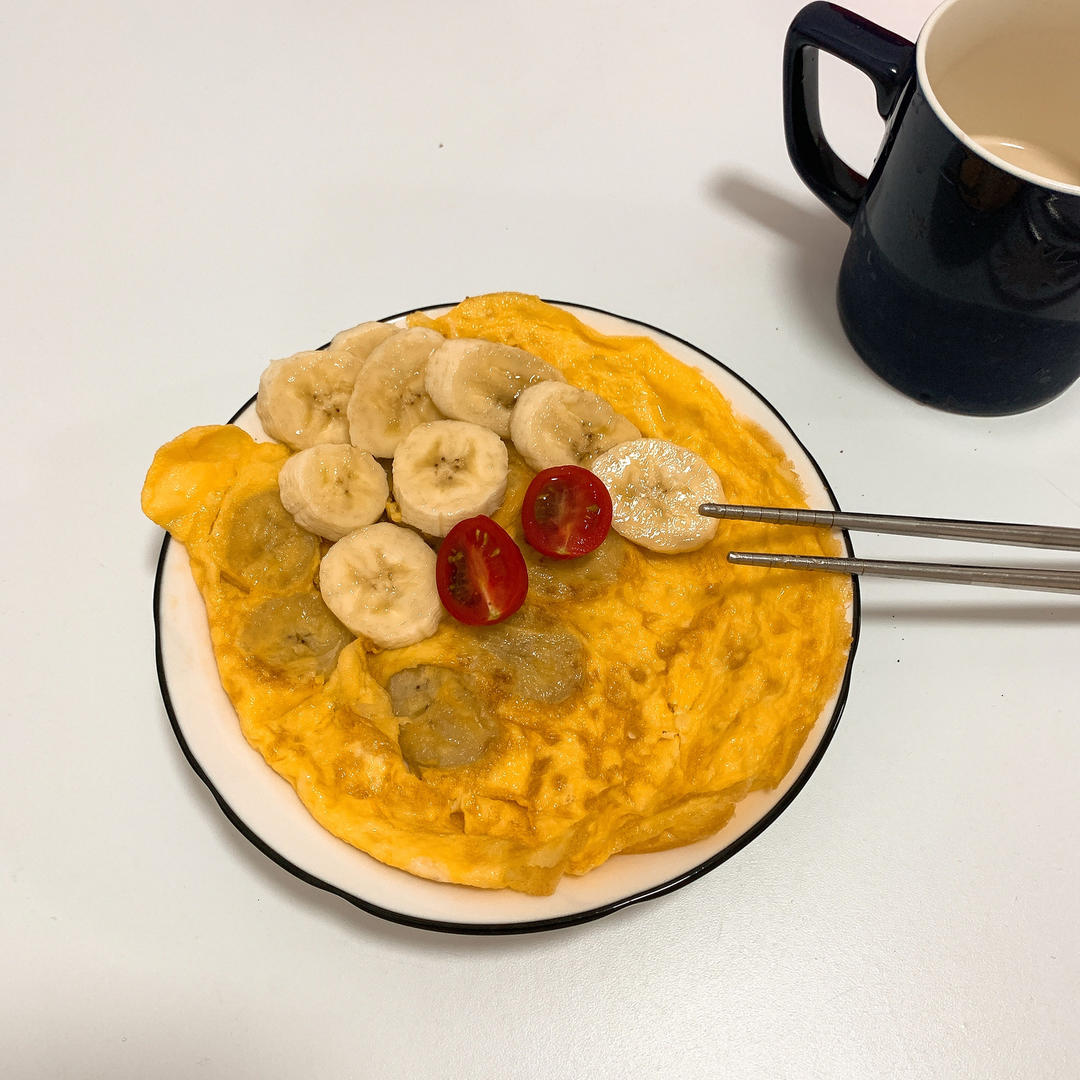 奶酪鸡蛋香蕉饼（辅食）