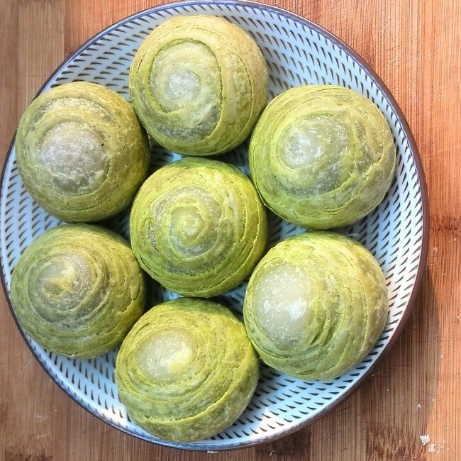抹茶豆沙酥