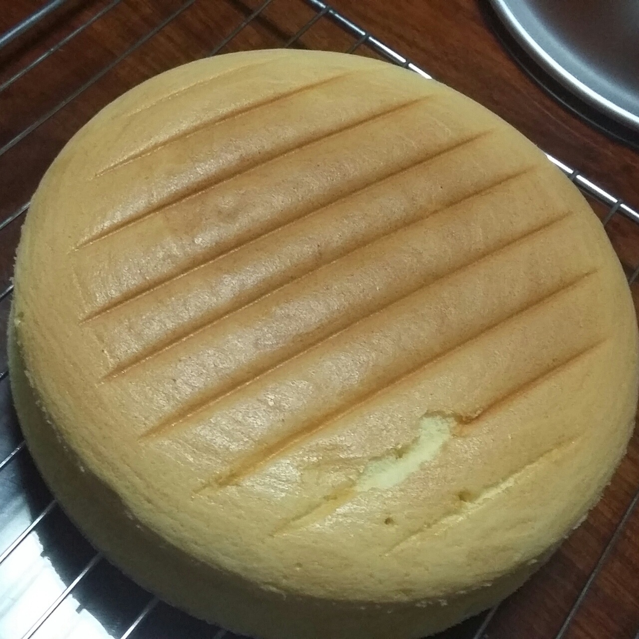 完美8寸椰汁版戚风蛋糕