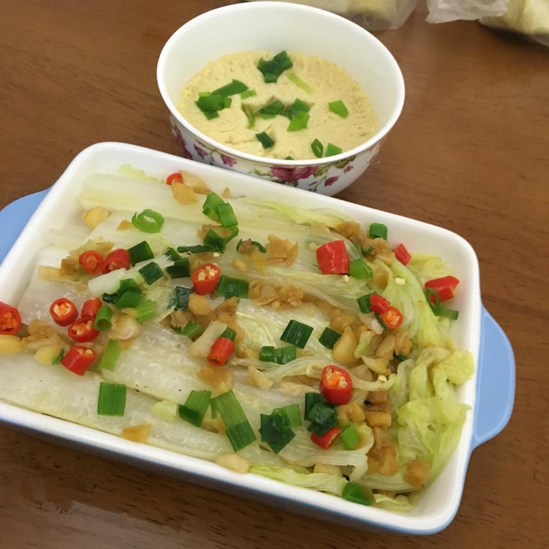蒜蓉粉丝蒸娃娃菜