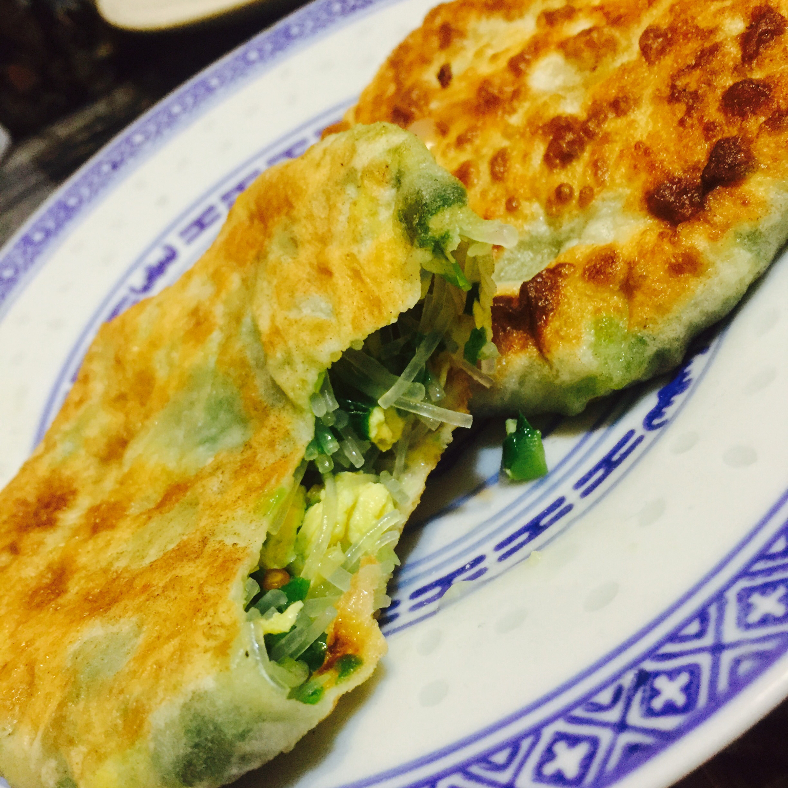 francest做的薄皮韭菜饼