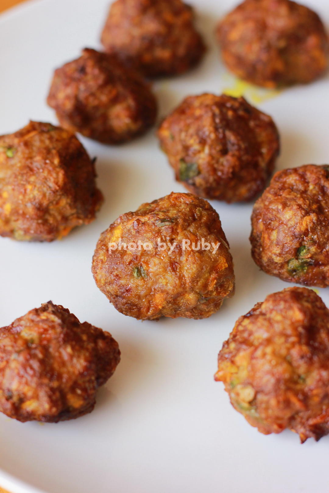 胡萝卜猪肉丸子（空气炸锅版）