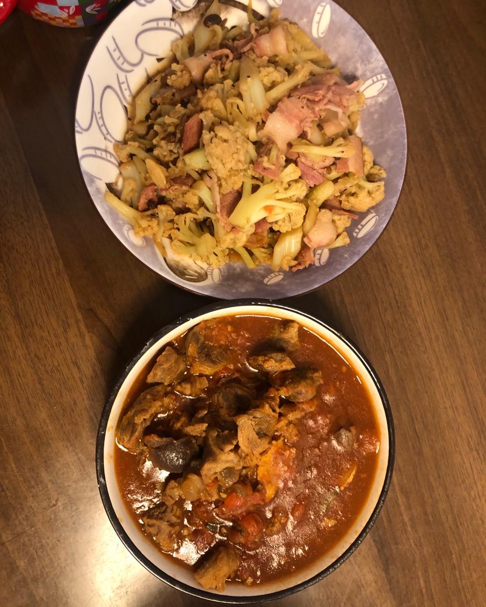 菜花炒火腿肠